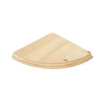Anika Living Étagère d'angle Flottante en Bois - 2 Tailles - Facile à Monter - Prêt à Peindre, teindre ou vernir - Fixations incluses (28cm x 28cm)