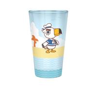ABYstyle Verre XXL Animal Crossing 400 ml Personnages de la plage
