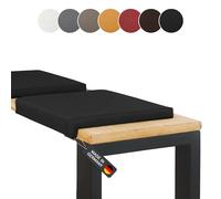 Animal-design Coussin d'assise avec 1 barre de maintien en position, en différentes couleurs, Cuir synthétique, Noir , 40x35x6