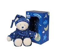 Animal en peluche Toys Baby Bear Glow in the dark Bleu marine et Blanc