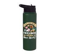 Animals are friends - Les animaux sont mes amis. Stainless Steel Insulated Water Bottle