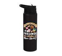 Animals are friends - Les animaux sont mes amis. Stainless Steel Insulated Water Bottle