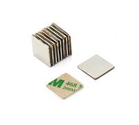 Animant Néodyme Adhésif N42 Pour Les Arts, L'Artisanat, la Fabrication de Modèles - 15mm x 15mm x 1mm D'Épaisseur - 1,2kg de Traction - South - Pack de 10