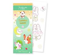 Animaux kawaï - Mes petites cartes à colorier 35 illustrations à personnaliser - Collectif - Mila Boutan Eds - broché - Document jeunesse