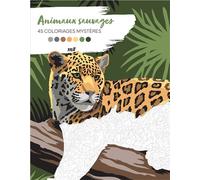 Animaux sauvages - 45 coloriages mystères Avec des pages détachables ! - Alexis Ferrol - Merci Les Livres - broché - Livre-jeu