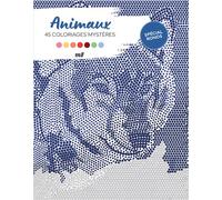 Animaux, spécial ronds - 45 coloriages mystères Avec des pages détachables ! - Cynthia Artstudio - Merci Les Livres - broché - Livre-jeu