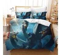 Anime Monster Parure De Lit En Microfibre Avec Taie D'oreiller Pour Fille Et Enfant Impression Num¿¿Rique D (, X Cm)