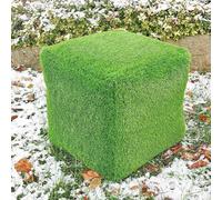 AniPlants, Figurine en herbe, "Meuble", cube tabouret, grand, déco jardin, 50cm