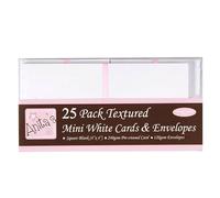Anita's 4 x 4 Cartes/Enveloppes (25PK) - Blanc