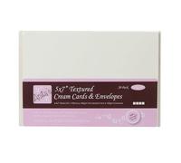 Anita's 5 x 7 Cartes/Enveloppes Texturées (20PK 240Gsm) - Crème