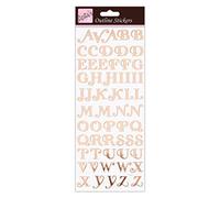 Anita's ANT 810282 Sticker Scrapbooking Or Rose Blanc Taille Unique