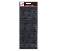 Anita's Autocollants de Contour - Petits Chiffres - Noir