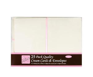 Anita's Cartes A5/ Enveloppes (25PK) - Crème