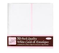 Anita's Cartes Grandes/Enveloppes (50PK) - Blanc