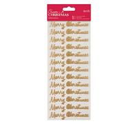 Anita's Papermania Glitterations Stickers - Joyeux Noël - Or