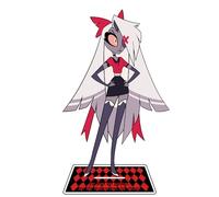 Anjinguang Hazbin Hôtel Figurine Lucifer, Alastor, poussière d'ange en acrylique, 16 cm, figurine debout en acrylique pour décoration, cadeaux de collection