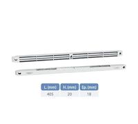 ANJOS - Kit entrée d'air MG - Débit Ajustable 15, 22 et 30 m³/h - 400mm - Anti-moustique