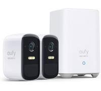 Anker eufy Security eufyCam 2C Pro système de sécurité sans fil, kit double caméra 2K, compatible Homekit, vision nocturne - Blanc