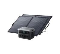Anker SOLIX C2000 Gen 2 Station électrique portable + 2 panneaux PV 200 W | Générateur solaire 2 400 W (pic 4 000 W), recharge en 58 min, batterie LiFePO4 2 048 Wh, pour le camping ou à la maison