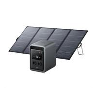 Anker SOLIX S2 Station électrique portable avec câble 400 W | Batterie LiFePO4 2 010 Wh, puissance crête 3 000 W, ASI 10 ms, générateur solaire, avec câble 400 W