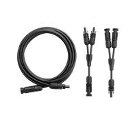 Anker SOLIX Solar Panel MC4 Extension Cable (5m, 6mm², 2-pack)*4 + Anker SOLIX Y Branch Connector*2 Câble d'extension pour panneaux solaires (5m, 6mm², 2-pack)*4 + Y Branch Connector*2