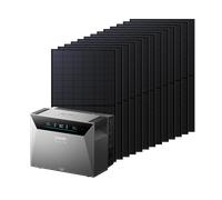 Anker SOLIX Solarbank 4 E5000 Pro + 12x 500 Wp Bifacial Solarbank 4 E5000 Pro + 12 panneaux bifaciaux (6 000 W)