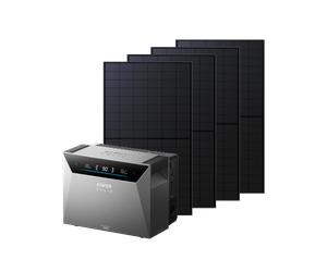 Anker SOLIX Solarbank 4 E5000 Pro + 4x 500 Wp Bifacial Solarbank 4 E5000 Pro + 4 panneaux bifaciaux (2 000 W)