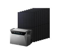 Anker SOLIX Solarbank 4 E5000 Pro + panneaux bifaciaux + BP5000 batterie additionnelle Solarbank 4 E5000 Pro + 8 panneaux bifaciaux (4 000 W)