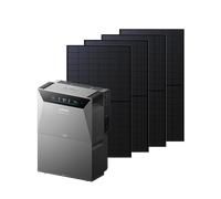 Anker SOLIX Solarbank 4 Pro (5 kWh), batterie solaire, BP5000 (5 kWh), 4 panneaux solaires 500 W, 4 MPPT, capacité jusqu'à 30 kWh, bidirectionnelle 2 500 W, 10 000 cycles, Plug&Play
