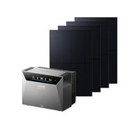 Anker SOLIX Solarbank 4 Pro (5 kWh), 4 panneaux solaires 500 W, 4 MPPT, capacité jusqu'à 30 kWh, charge bidirectionnelle, 10 000 cycles, Anker Intelligence, Plug&Play, IP66
