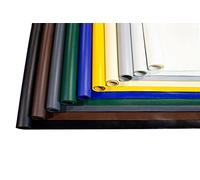 ANKO PLANEN bâche de Protection en PVC 700 g/m², Lourde, imperméable, résistante aux UV et indéchirable - bâche de Camion Mate pour Jardin, Industrie, Piscine et remorque (Blanc, 2,5 m x 11 m)