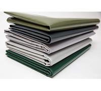 ANKO PLANEN bâche en PVC 620 g/m² - Vente au mètre sans œillets - Bâche de Protection Mate, bâche en Tissu, bâche de Couverture, bâche Industrielle (1,5 m x 6 m, Noir RAL9005)