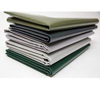 ANKO PLANEN bâche en PVC 620 g/m² - Vente au mètre sans œillets - Bâche de Protection Mate, bâche en Tissu, bâche de Couverture, bâche Industrielle (1,5 m x 6 m, Vert RAL6005)