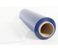 ANKO PLANEN Bâche PVC Transparente pour Camion 0,5 mm / 0,8 mm - bâche fenêtre/bâche Transparente - Durable et résistante aux UV (0,5 mm, 1,4 m x 15 m, sans œillets)
