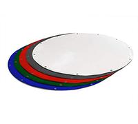 ANKO PLANEN Bâche Ronde en PVC pour Camion avec œillets 600 g/m² - Couverture de Piscine - étanche, résistante à la déchirure, résistante aux UV et à l’Hiver (Vert RAL6005, 300 cm)