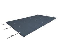 ANKO PLANEN Couverture de Piscine de sécurité Enroulable pour Une sécurité maximale - Bâche Camion PVC 680 g/m² - Couverture Toutes Saisons été & Hiver - sans Barres (3,5 m x 5 m, Anthracite RAL7016)