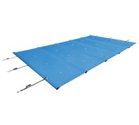 ANKO PLANEN Couverture de Piscine de sécurité Enroulable pour Une sécurité maximale - Bâche Camion PVC 680 g/m² - Couverture Toutes Saisons été & Hiver - sans Barres (3 m x 5 m, Bleu Clair RAL5015)