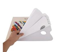 ANKROYU 30 Feuilles Palette Déchirable A3, Papier De Palette Jetable, Papier De Palette Déchirable, Papier De Correspondance De Couleurs Jetable pour Aquarelle Huile Gouache Peinture