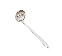 ANKROYU Louche à soupe en acier inoxydable, louche à soupe pour marmite, cuillère à trou suspendu, louche à soupe épaissie, écumoire avec long manche pour la cuisine