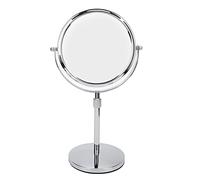 ANKROYU Miroir De Maquillage Réglable En Hauteur, Miroir De Maquillage De Table De 17,8 Cm Pour la Maison, Miroir Cosmétique Réglable En Hauteur Double Face Grossissement 3X Miroir De Courtoisie