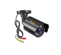 Anlapus 4in1 Caméras Surveillance Extérieur 1080p IP66 Métal Noir | Angle de Vue 90° Objectif 3.6mm Vision Nocturne 24 m pour Système de Surveillance AHD/CVI/TVI/960H