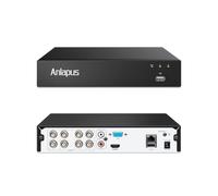 Anlapus Enregistreur DVR 8CH 4K 8MP 8CH NO HDD pour Caméra Analogique | Détection IA des Personnes/Véhicules, Alerte Instantanée, Accès à Distance, APP gratuite