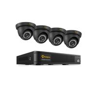 Anlapus H.265+ 8CH 1080P DVR Kit Caméra Vidéo Surveillance Extérieure IP66 | Vision Nocturne 24m Détection IA Personne/Véhicule Alerte Instantanée et App Gratuite Accès à Distance, Enregistrement 24/7
