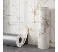 ANLIKY-Pro Revêtement mural autocollant effet marbre, 40x300cm, IXPE+PVC, panneau mural décoratif pour surfaces ses et légèrement rugueuses
