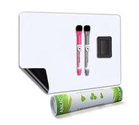 ANLIOTE Tableau Blanc Magnétique pour Frigo, A4 Ardoise Aimantée Cuisine | 30x20 cm, Facile à Écrire et Effacer, Planning Repas, Liste de Courses, To-Do List, avec 2 Marqueurs, 1 Gomme