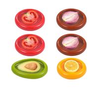 Anlising Boîtes de Rangement Réutilisables, 6 Pièces Conteneurs de Stockage de Fruits, Récipients de Conservation Frais, Réutilisable Boîte À Fruits, pour la Conservation des Fruits et Légumes