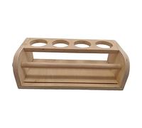 Anloximt Porte-Rouleau de Papier à Dessin | Chevalet et unité de Rangement en Papier pour Enfants en Bois de capacité avec conteneu | Fournitures d'art Vintage Accessoires de Table à Manger