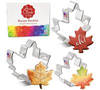 Ann Clark Lot de 3 emporte-pièces en forme de feuilles d'érable, fabriqués aux États-Unis, petits, moyens et grands