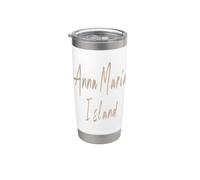 Anna Maria Island Florida Design vintage et élégant Gobelet isotherme en acier inoxydable double paroi