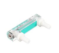 Annadue 1 Débitmètre de Gaz 1-5LPM Jauge de Débit d'air Débitmètre de Mesure de Dioxyde de Carbone d'oxygène, Panneau Acrylique Flotteur Noir, Haute Précision 5%, 0,6 MPa